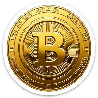 Bitcoin coin emoji sticker
