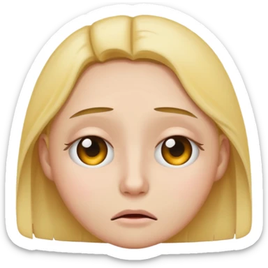 Ojeras emoji sticker