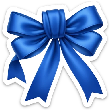 Royal Blue cure ribbon sticker
