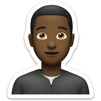 black man say silence sticker