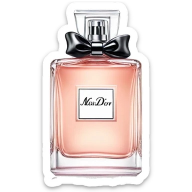 Miss dior perfume sticker