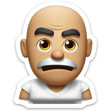 chuck from angry birds sticker