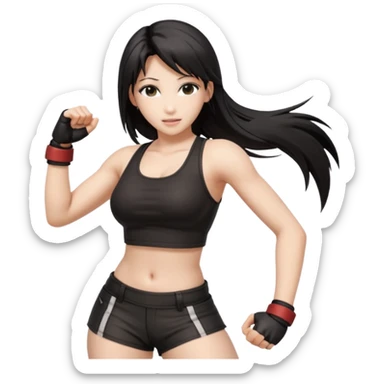 Final fantasy 7 Tifa dance  sticker