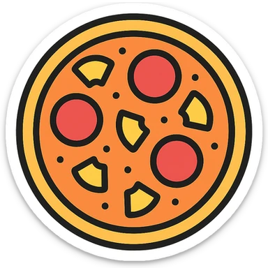 Hawaiian Pizza sticker