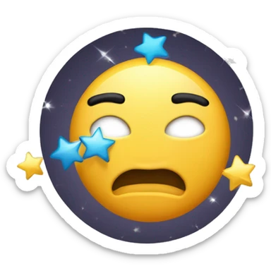 bola de discoteca con estrellas sticker