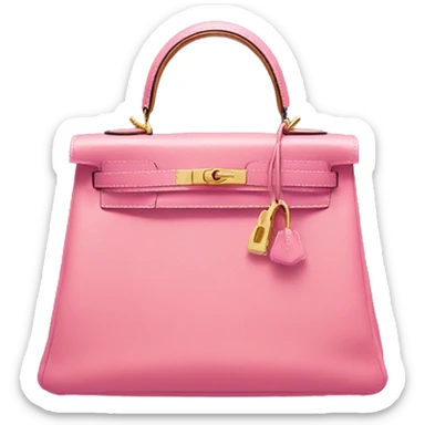 Hermès pink Kelly bag sticker