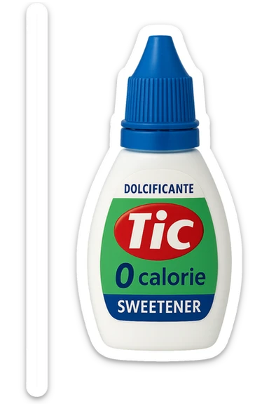 Dolcificante Tic 0 calorie a gocce sticker