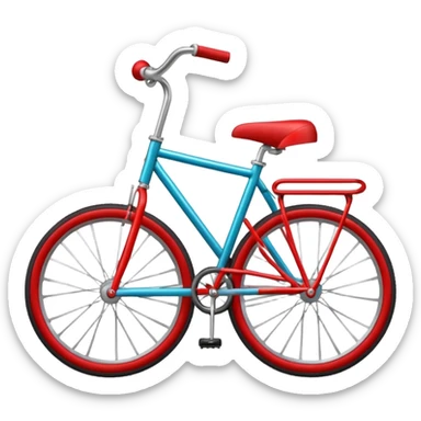 Circus bicycle with one wheel  sticker