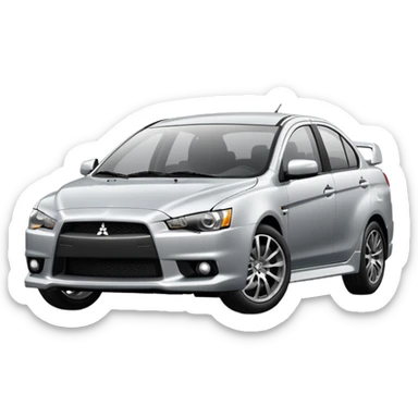 Mitsubishi lancer 10 sticker