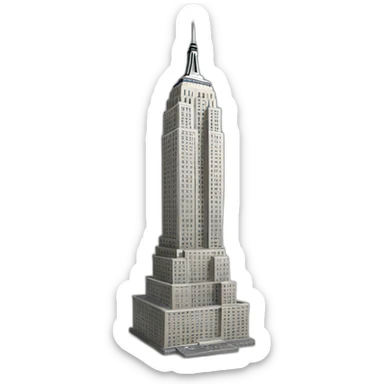 empire state building sticker