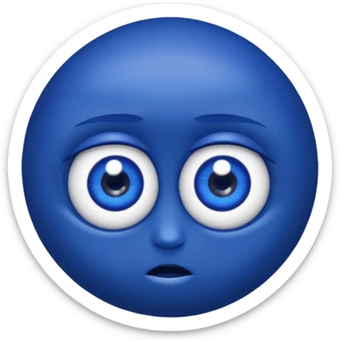 lapis lazuni with eyes cartoon sticker