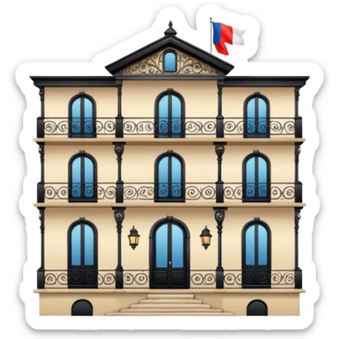 Etage d'une maison sticker