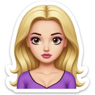brianne howey as pretty bratz baddie sticker