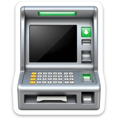 ATM  sticker