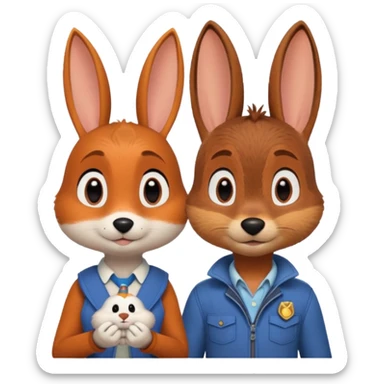 Zootopia2 with pochaco sticker