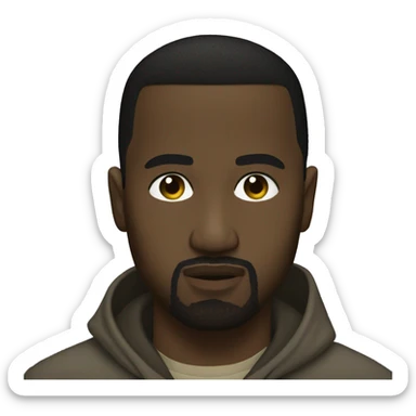 Kayne west sticker