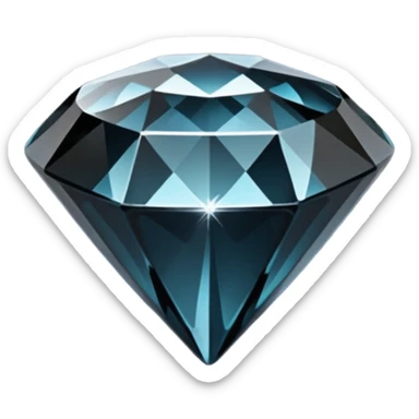 Black diamond sticker