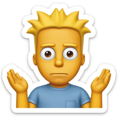 Bart Simpson  sticker