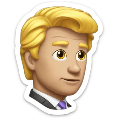 donald tump sticker