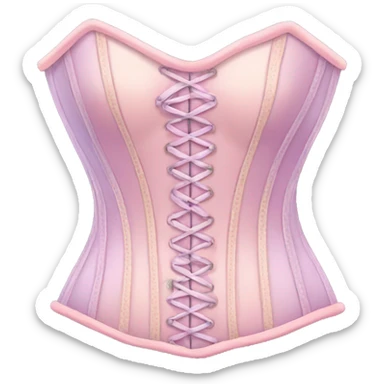 Pastel corset  sticker