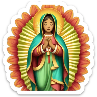 La virgen de Guadalupe sticker