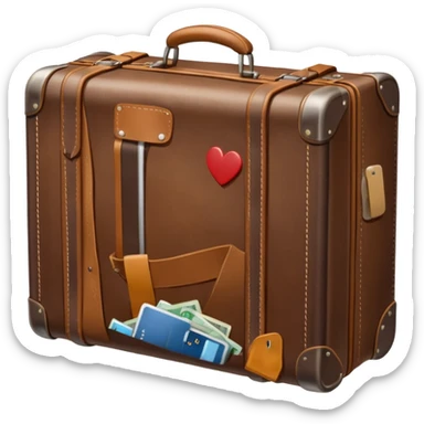 default suitcase sticker