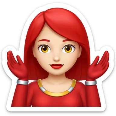 Cria um emoji de uma Maçã que tem asas sticker