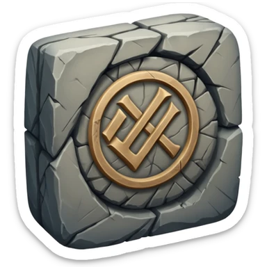 ancient runic symbol sticker