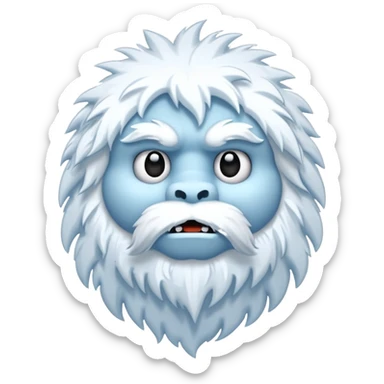 frosty yeti sticker