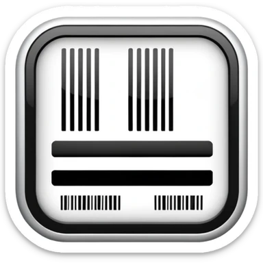 barcode icon sticker