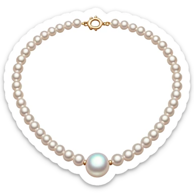 Pearl Necklace sticker