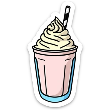 milkshake sticker