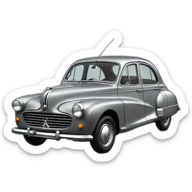 1 Peugeot 203 cars grey sticker