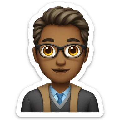 super young teacher sticker