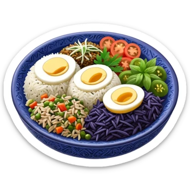 nasi kerabu sticker