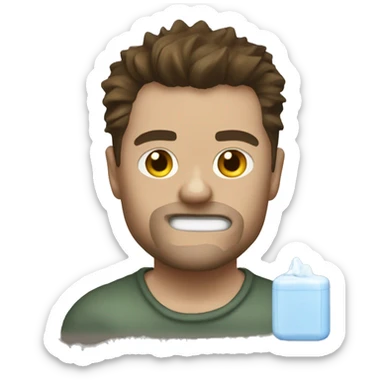 tyler durden with soap sticker