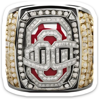 Ohio state  national championship ring 2025 sticker