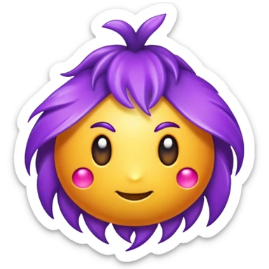 Lazo purpura sticker