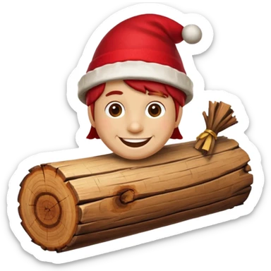 look for tio de nadal in catalan tradition and make an emoji out of it sticker