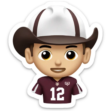 Johnny Manziel in Texas A&M uniform  sticker