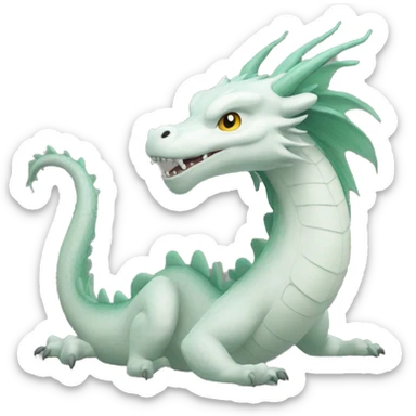 Haku dragon spirited away sticker