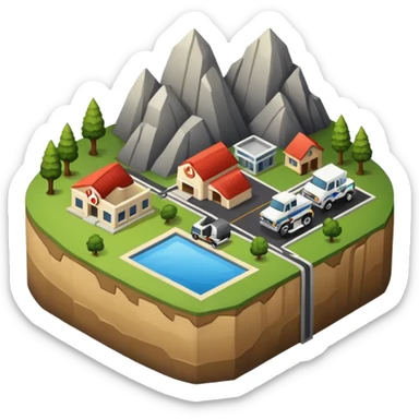 Карту San Andeas sticker