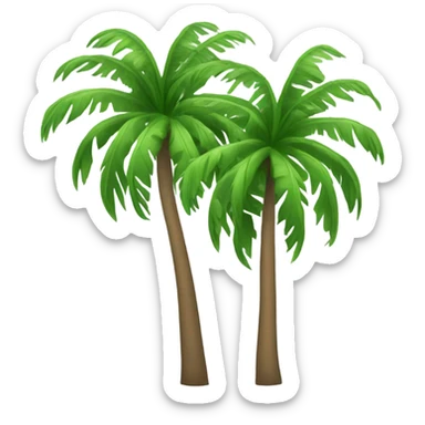 Palms carribiaen sticker