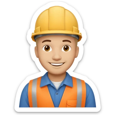 podrias hacer un emoji que representea un hombre ingeniero de sistemas sticker