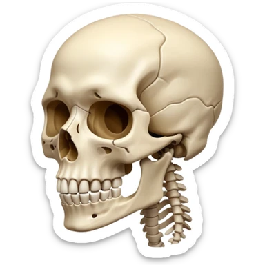 Gojo skeleton sticker
