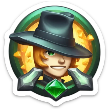 Pixel Battle Badge Admin Fedora Diamond Obsidian Emerald Flame Shiny Glow Reward Legendary Unique Epic Mystery sticker