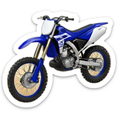 Yamaha Dirt bike wheeling sticker
