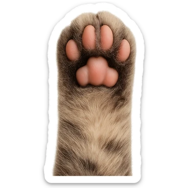cat paw,remove background sticker