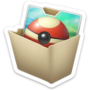 Pokemon folder, Pokeball, Legendary, Epic sticker