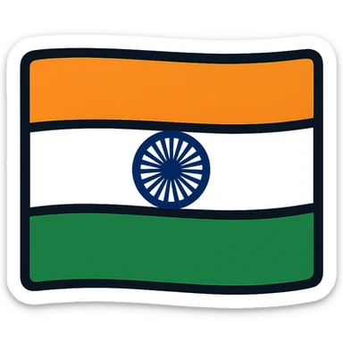 Indian flag sticker